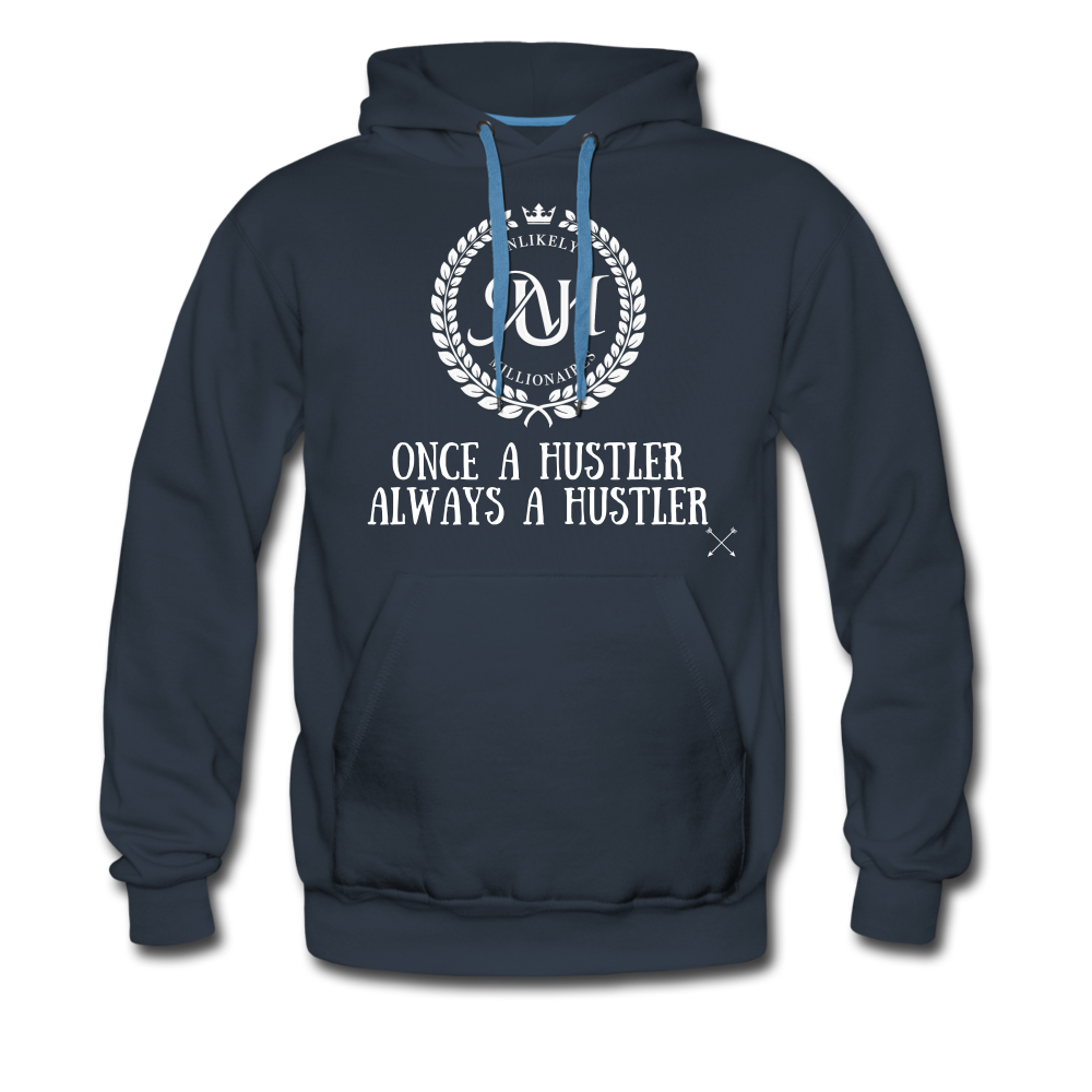 Once Upon a Hustle Hoodie - navy