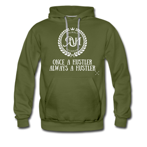 Once Upon a Hustle Hoodie - olive green