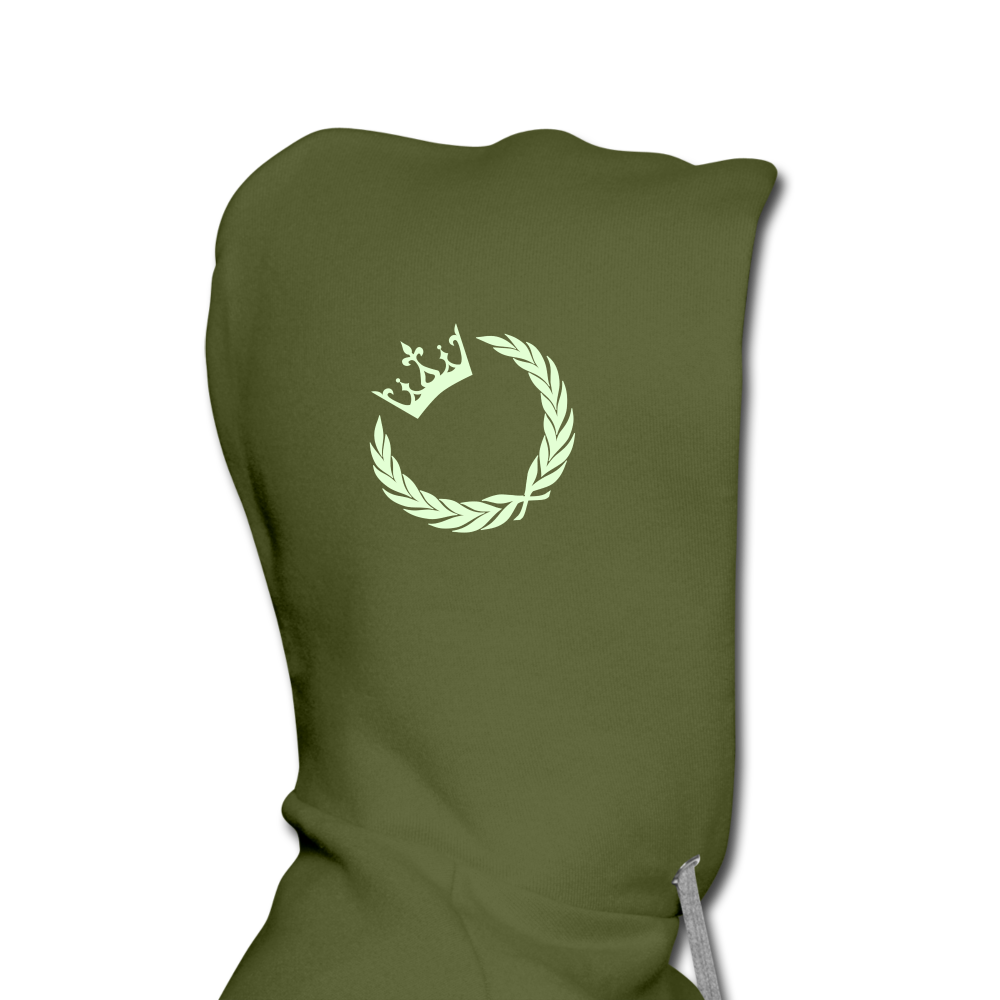 Once Upon a Hustle Hoodie - olive green
